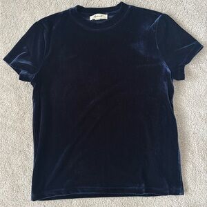 Madewell: The Relaxed Tee in Velvet